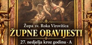 Župne obavijesti 04.10.2026.