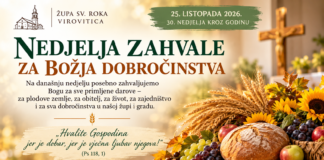 Župne obavijesti 25.10.2026.
