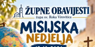 Župne obavijesti 18.10.2026.